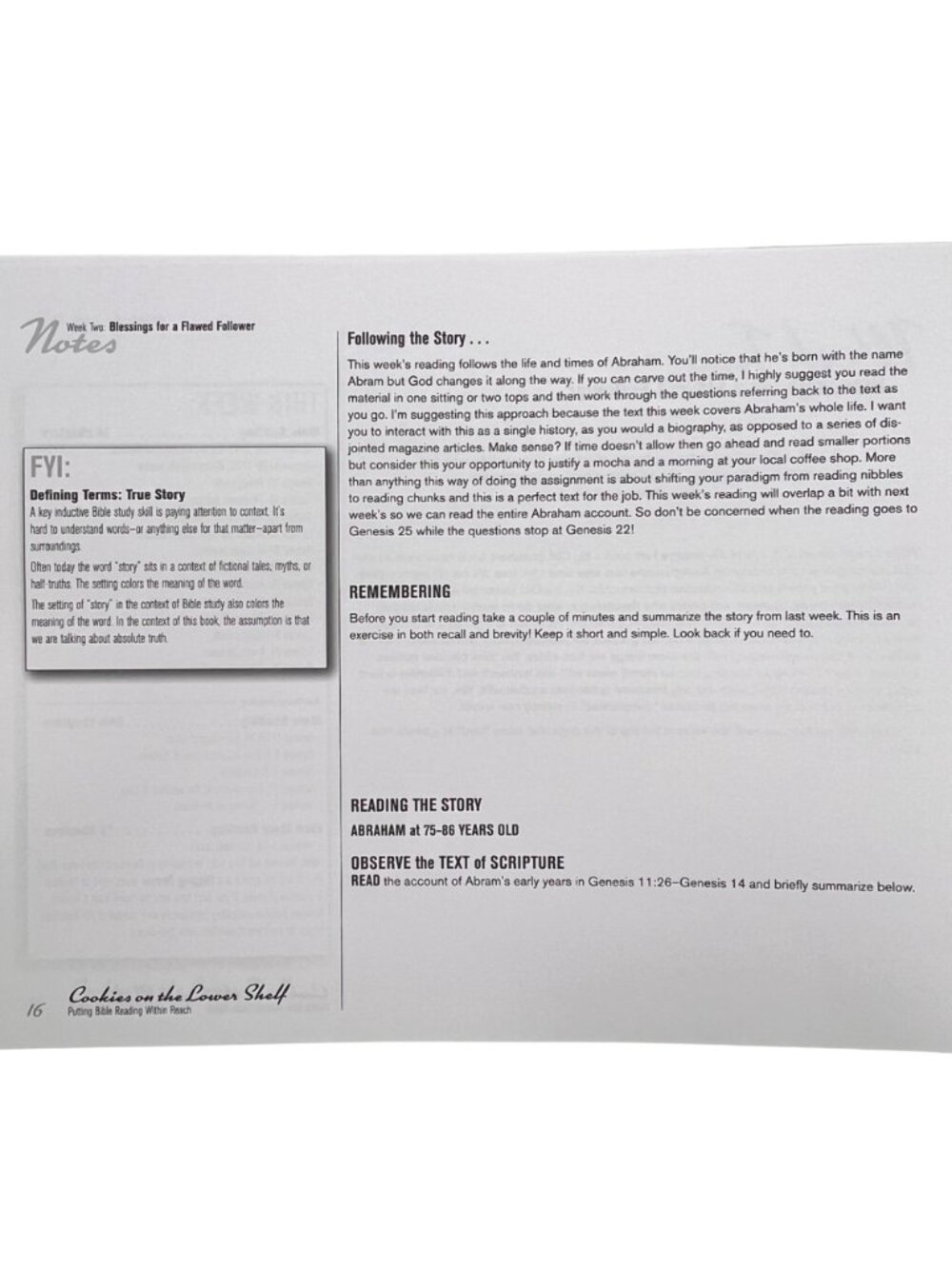 Cookies On The Lower Shelf Part I Genesis-Ruth Spiral-Bound Bible Study Workbook - Picture 10 of 14